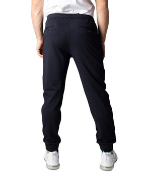 Armani Exchange Blue Viscose Skinny Pants