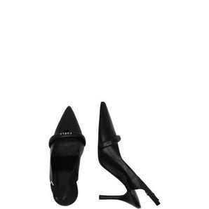 Furla Black Leather Pump