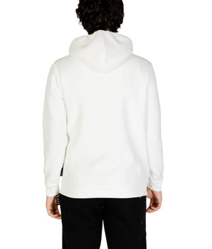 Icon White Cotton Hoodie