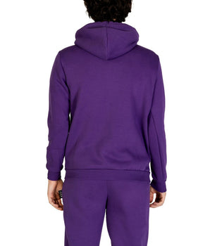 Icon Purple Cotton Hoodie