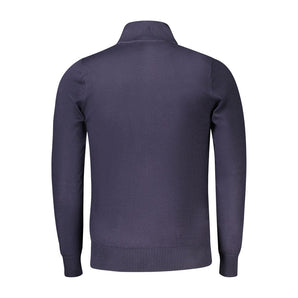 Coveri Moving Blue Nylon Sweater