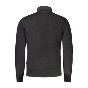 Coveri Moving Black Nylon Sweater