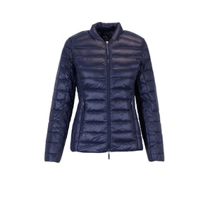 Armani Exchange Blue Polyester Jackets & Coat