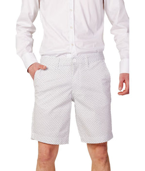 Armani Exchange White Cotton Bermuda Shorts