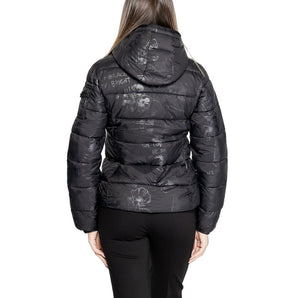 Desigual Black Polyamide Jackets & Coat Desigual 