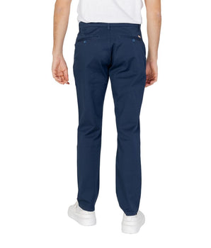 Armani Exchange Blue Cotton Casual Pants