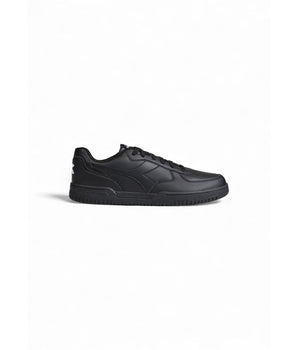 Diadora Black Artificial Leather Low Top Sneakers