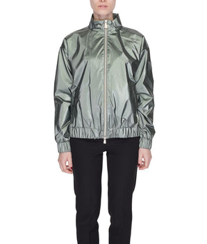 Chaquetas y abrigo de poliéster verde Suns