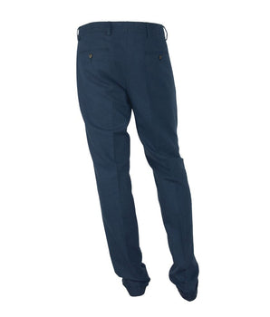 Made in Italy Blue Cotton Men Pants