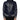 Dolce & Gabbana Blue Leather Full Zip Hooded Bomber Jacket