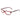Ermenegildo Zegna Red Plastic Glass (Frames)