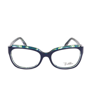 Emilio Pucci Blue Plastic Frames