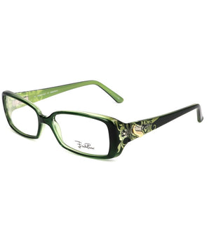 Emilio Pucci Green Plastic Glasses (Frames)