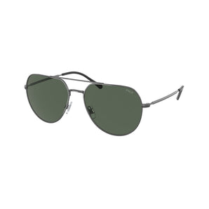 Gafas de sol de metal gris Ralph Lauren