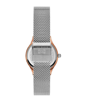 Ted Baker Silver Stainless Steel Dress Watch