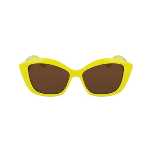 Karl Lagerfeld Yellow Injected Sunglasses