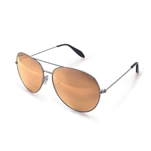 Folli Follie gafas de sol de metal plateado