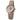 Folli Follie Gray Leather Dress Watch