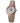 Folli Follie Gray Leather Dress Watch