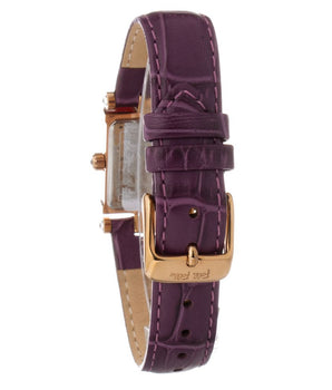 Folli Follie Purple Leather Dress Watch