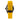 Folli Follie Yellow Silicone Watch