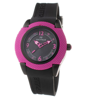 Folli Follie Black Synthetic Sport Watch