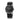 Folli Follie Black Leather Dress Watch