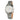 Folli Follie Gray Leather Dress Watch