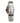 Folli Follie Gray Leather Dress Watch