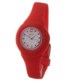 Folli Follie Red Synthetic Dress Watch
