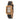 Folli Follie Black Leather Dress Watch