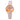 Folli Follie Beige Leather Dress Watch