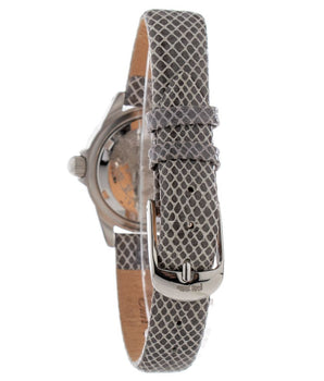 Folli Follie Gray Leather Dress Watch