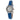 Folli Follie Blue Leather Strap Watch