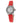 Folli Follie Red Leather Dress Watch