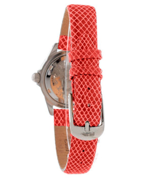 Folli Follie Red Leather Dress Watch