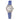 Folli Follie Blue Leather Dress Watch