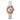 Folli Follie White Leather Dress Watch