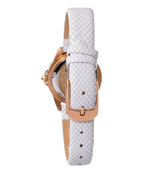 Folli Follie White Leather Dress Watch
