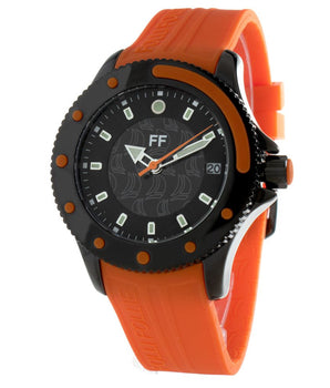 Folli Follie Orange Plastic Sport Watch
