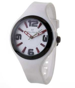 Folli Follie White Synthetic Sport Watch