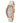 Folli Follie White Leather Dress Watch