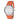 Folli Follie Orange Leather Dress Watch