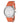 Folli Follie Orange Leather Dress Watch
