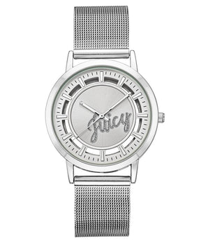 Juicy Couture Silver Stainless Steel Dress Watch