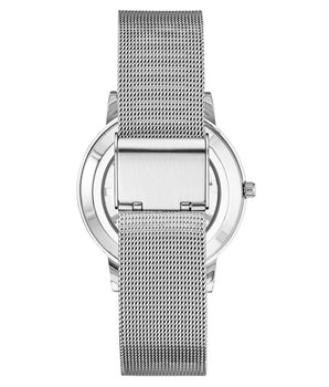 Juicy Couture Silver Stainless Steel Dress Watch