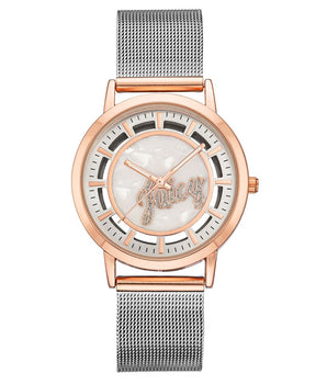 Juicy Couture Silver Stainless Steel Dress Watch