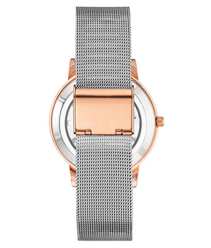 Juicy Couture Silver Stainless Steel Dress Watch