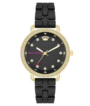 Juicy Couture Black Metal Dress Watch