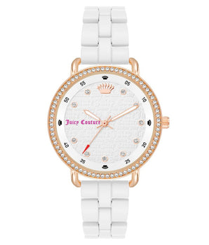 Juicy Couture White Metal Dress Watch